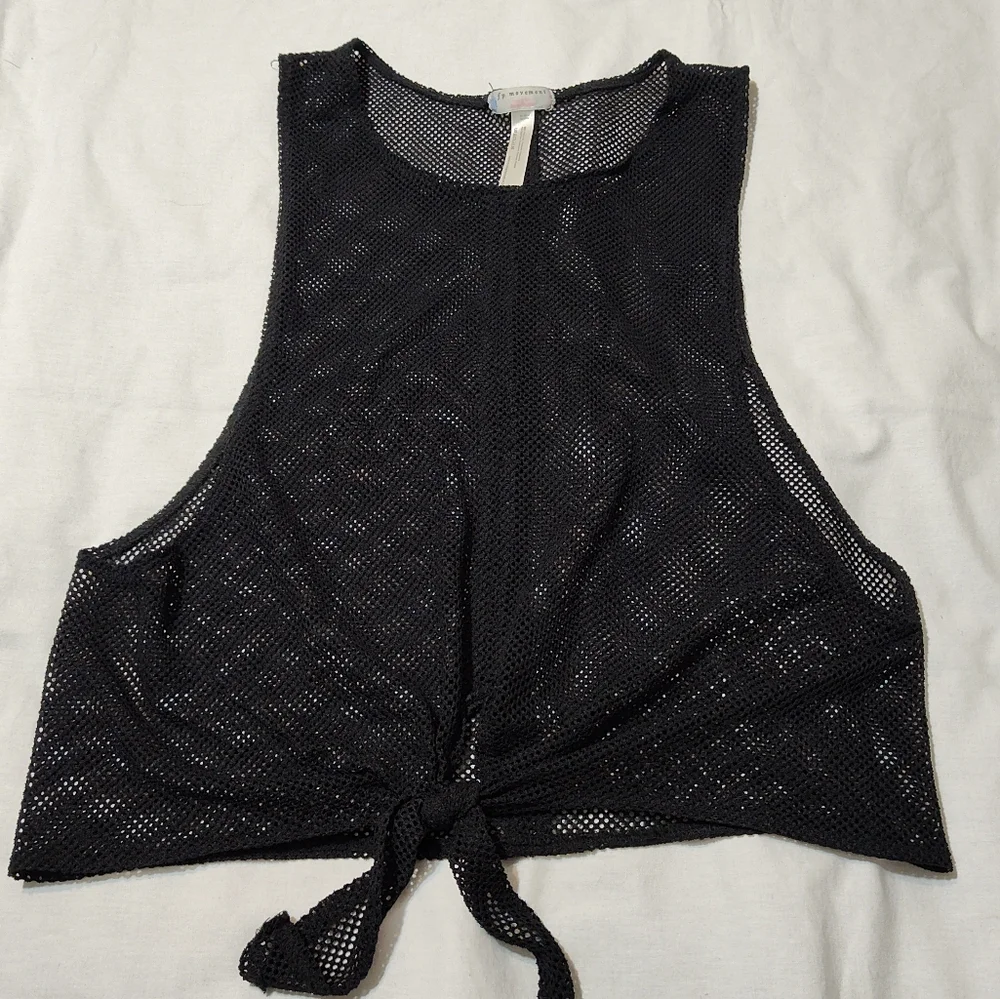 Free People Movement Mesh Cropped Top - Picture 3 of 4